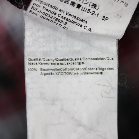 BOSS Hugo Boss Shirt Mens Medium Red/Black Ronni_2 Slim Fit Flip Cuff Cotton L/S - Picture 10 of 15